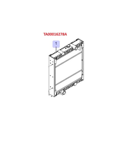 Tym12744 Radiator GENUINE Radiator for TYM Branson K78 – WHD Parts