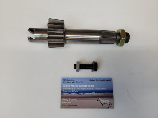 New Steering Sector Shaft Fits Mitsubishi/Satoh  Compact Tractor Model 1601