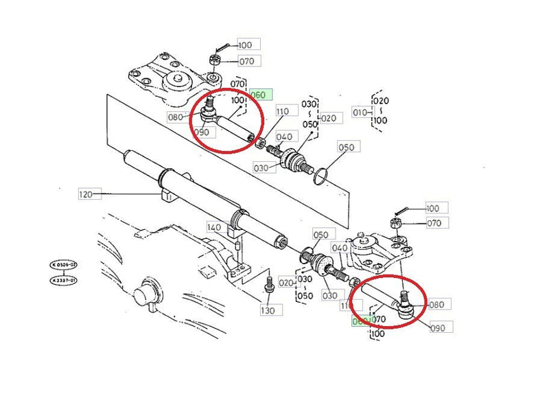 Load image into Gallery viewer, Tie Rod Assy Fits Kubota M7950DT-S
