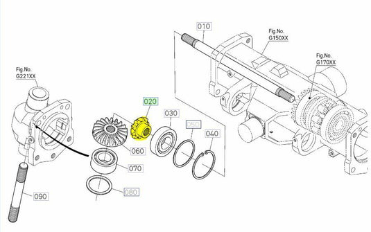 Differential Gear - Fits Kubota Part