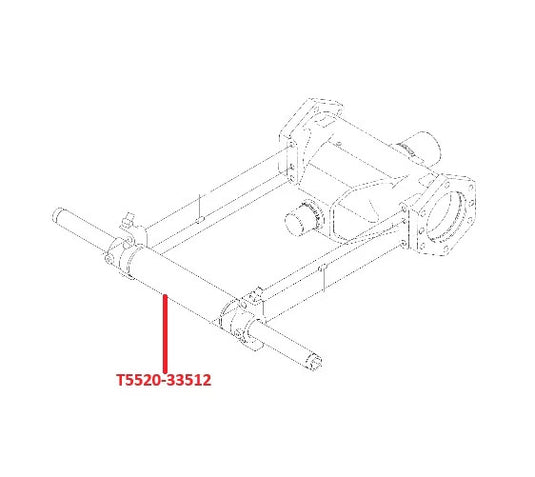 GENUINE Steering Cylinder Assy Kioti Part Number T5520-33512