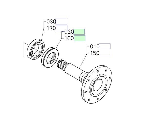 Load image into Gallery viewer, New Rear Axle Seal Fits Kubota M5N Series Tractor

