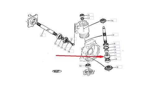 Steer Knuckle Thrust Seal Fits Kubota L355SS Series Tractor
