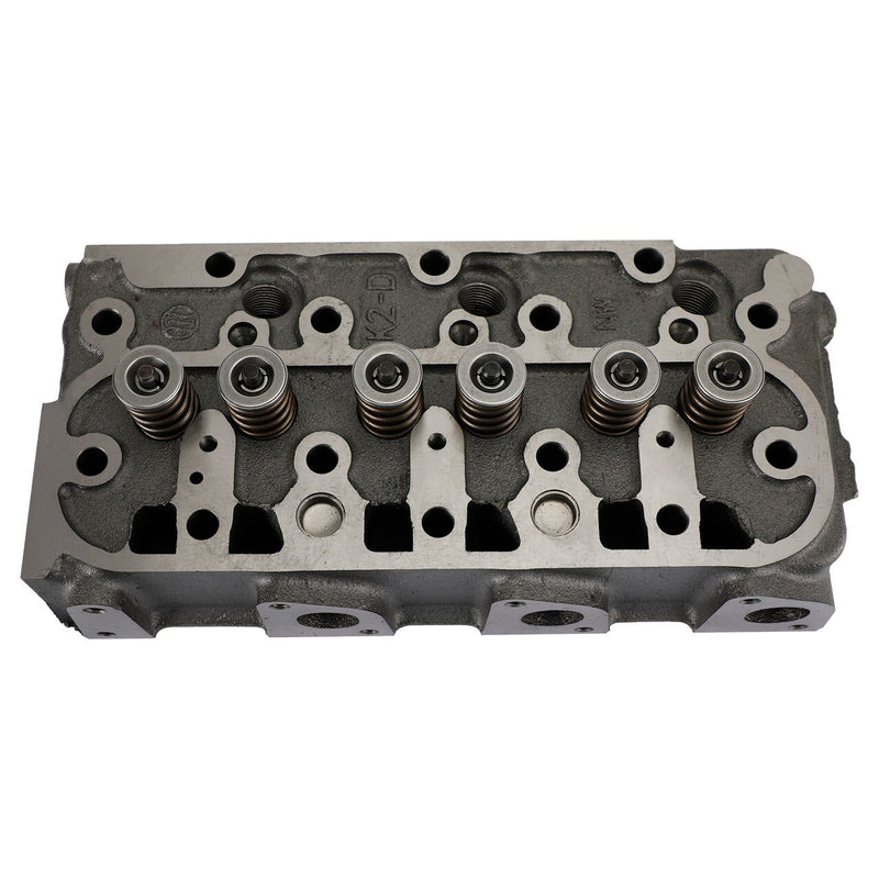 Load image into Gallery viewer, New OEM Kubota D1305 Cylinder Head With Valves and Top end Gasket Set
