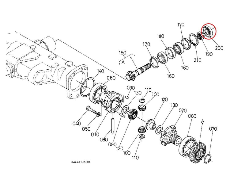 Load image into Gallery viewer, Front Pinion Seal Fits Kubota L4060HSTC   Series Tractor
