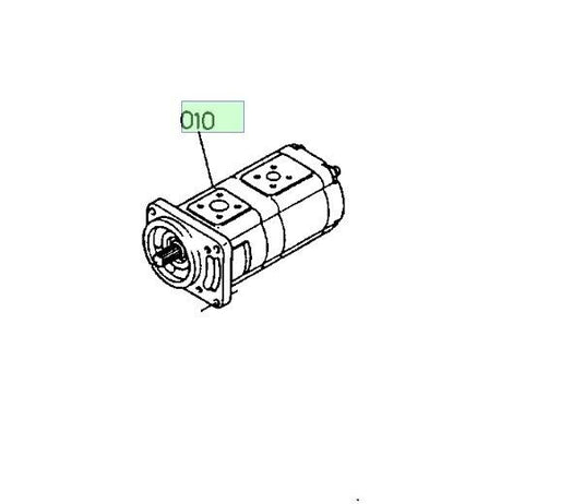 New Replacement Tandem Hydraulic Pump for Kubota R400(B)
