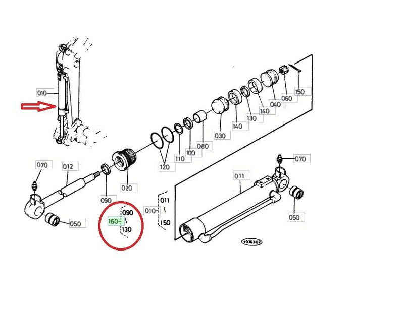 Load image into Gallery viewer, Seal Kit For Kubota KX41H Excavator Bucket Cylinder
