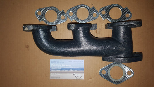 New Exhaust Manifold  & Gaskets For Kubota  L305