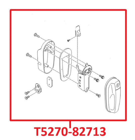 GENUINE LH Door Handle Assy for Kioti RX7620PC