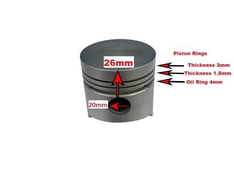 Load image into Gallery viewer, New Kubota B20 Tractor Piston &amp; Rings STD
