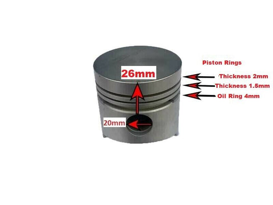 New Kubota B20 Tractor Piston & Rings STD