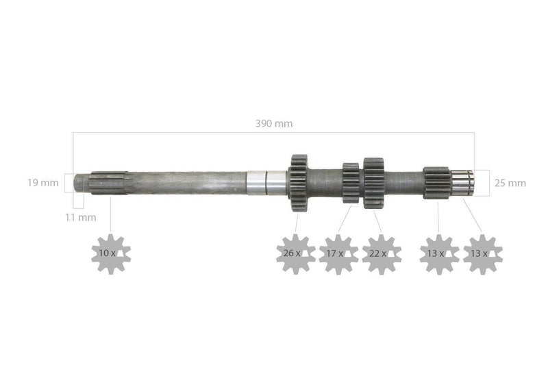 Load image into Gallery viewer, New Kubota Tractor Transmission Input Shaft Fits L225, L225DT
