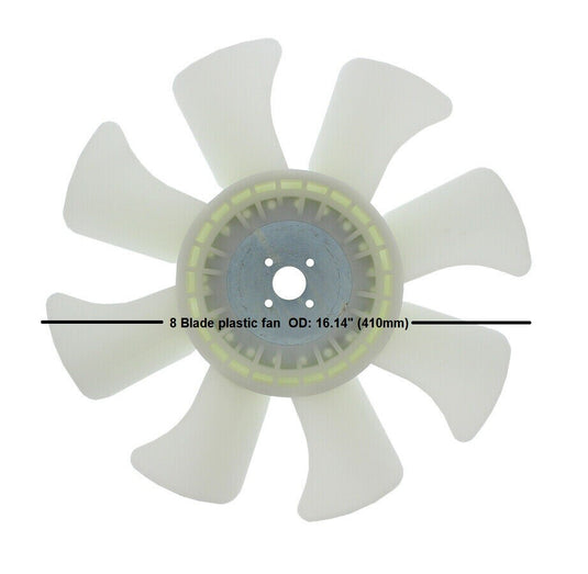 Radiator Fan fits Kubota M7040 Series Tractors