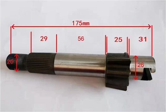 New Steering Sector Shaft Fits Kubota L245 Serial