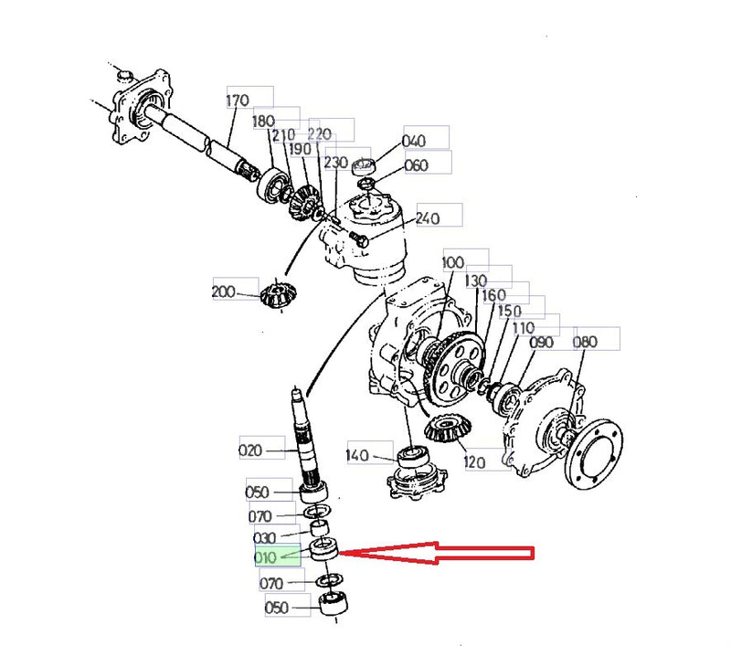 Load image into Gallery viewer, Steer Knuckle Thrust Seal Fits Kubota L295DT Series Tractor
