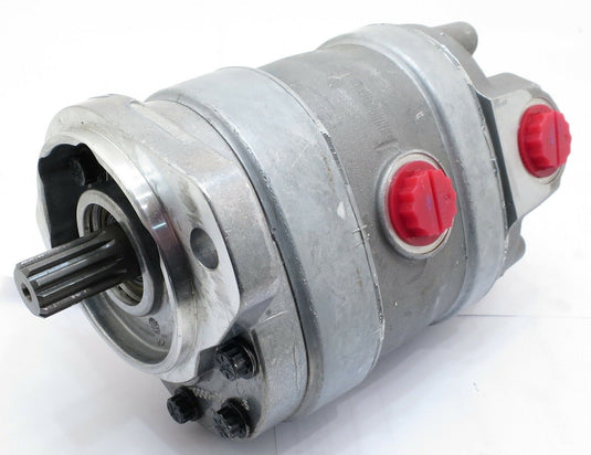 New Tandem Hydraulic Pump Fits Bobcat 843 with S/N 503724001-503729925