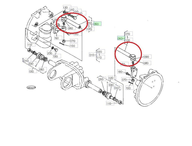 Load image into Gallery viewer, Tie Rod Assy Fits Kubota M7030DT
