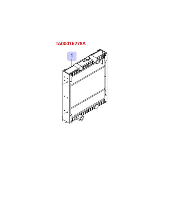 GENUINE Radiator for TYM Branson 8050