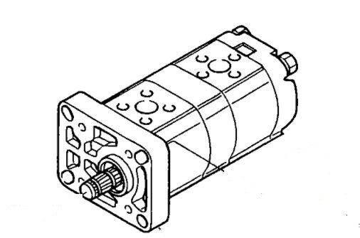 New Kubota M8030 Tandem Hydraulic Pump