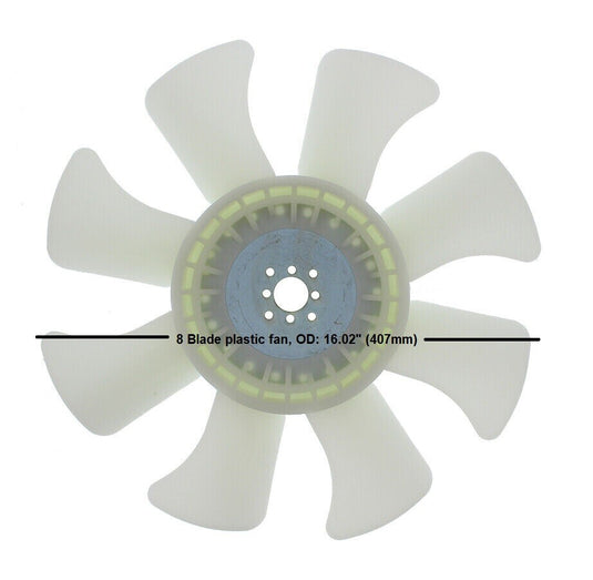 Radiator Fan fits Kubota KX121-3 Series Excavator