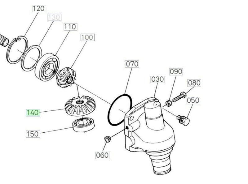 Load image into Gallery viewer, Kubota Steer Knuckle gear M5N-111HDRC24

