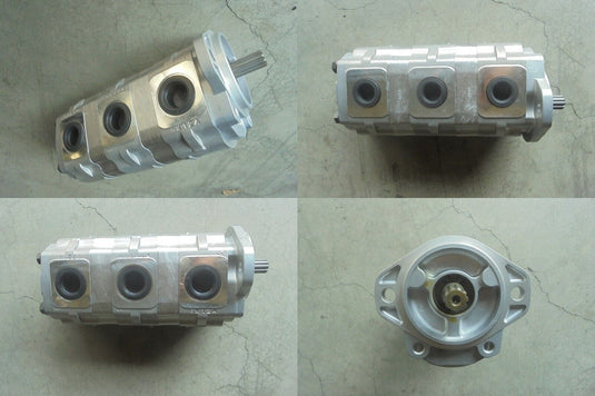 New Triple Hydraulic Pump Fits Kubota KH-61 Excavator replaces Part 68531-61110