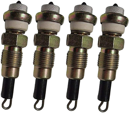 Four 4 Glow Plugs Compatible with Case IH  201 SELF-PROPELLED WINDROWER
