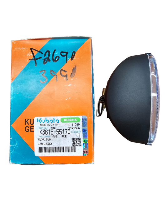 Head Lamp Assy Fits Kubota Part# K3615-55172