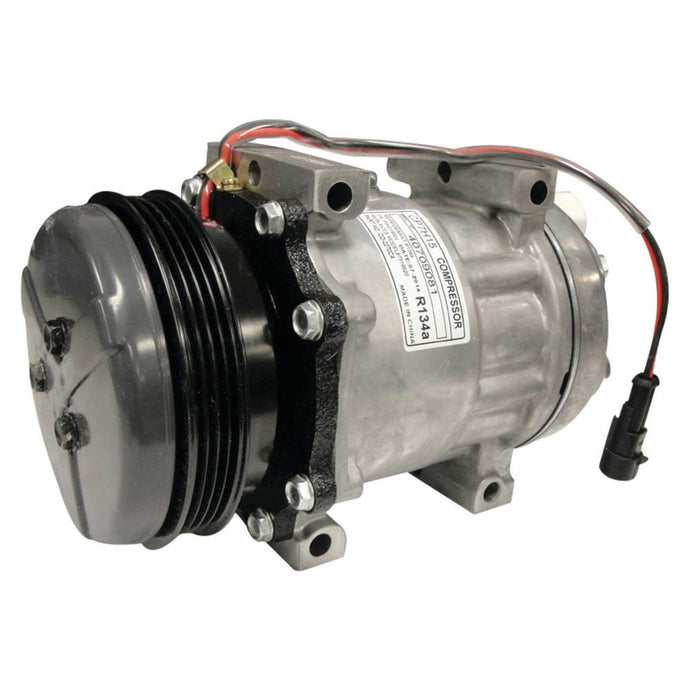 AC Compressor Ford New Holland Tractor 87519620 T4020,T4020V, Fiat 5176185 image 1