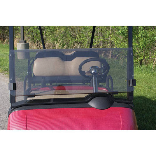 851-771 Tinted Windshield for E-Z-GO TXT Golf Cart Two Piece Flip Down