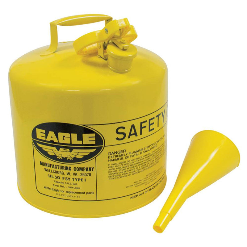 Load image into Gallery viewer, Metal Safety Diesel Can 765-200 for Eagle 5 Gallon With Funnel
