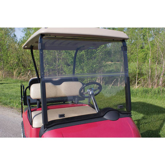 851-771 Tinted Windshield for E-Z-GO TXT Golf Cart Two Piece Flip Down