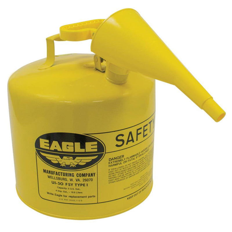 Load image into Gallery viewer, Metal Safety Diesel Can 765-200 for Eagle 5 Gallon With Funnel
