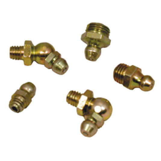 Metric Grease Fitting Kit 100 pieces Includes, 20 of M10 x 1 Straight 415-248