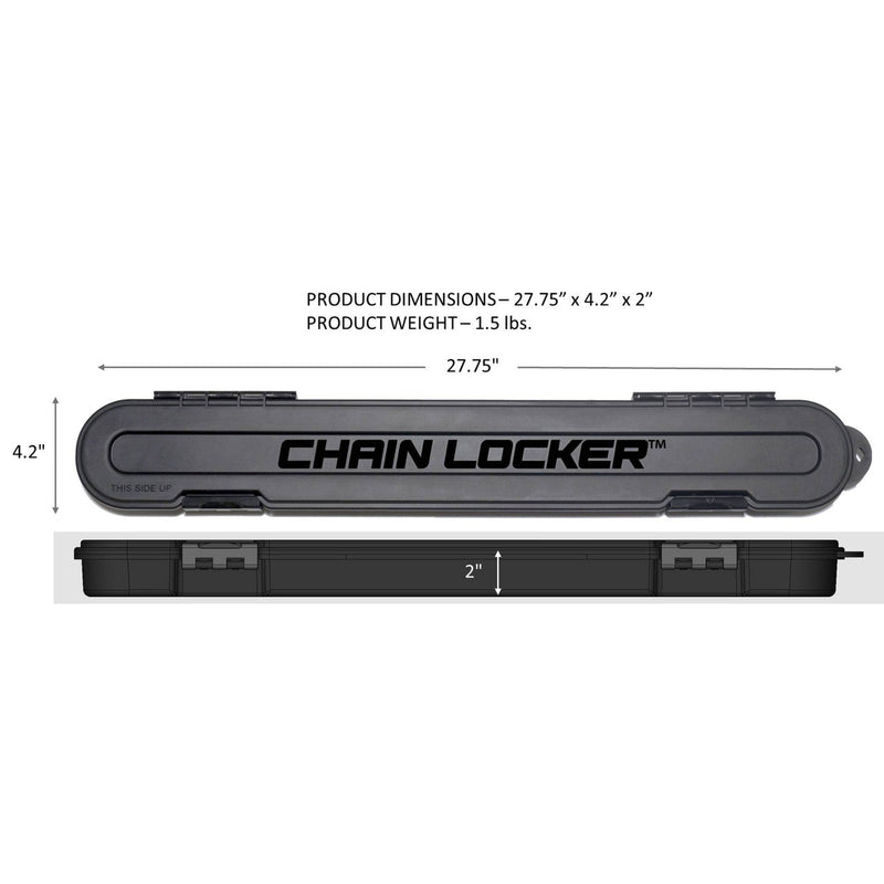 Load image into Gallery viewer, Chain Locker for 6" to 20" Chains, Orange, 12 Pack; CHN-2102-12

