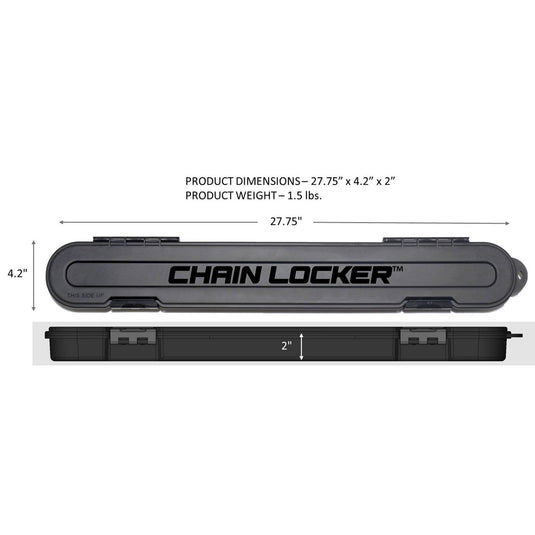 Chain Locker for 6" to 20" Chains, Orange, 12 Pack; CHN-2102-12