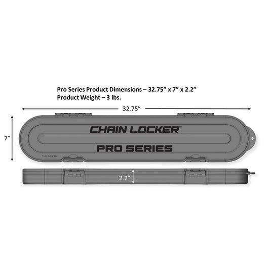 Chain Locker Pro Series for 6" to 46" Chains, Orange, 10 Pack; CHN-2202-10