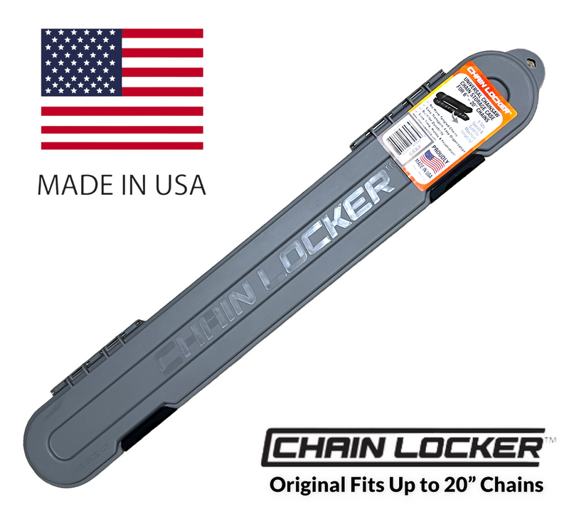 Load image into Gallery viewer, Chain Locker for 6" to 20" Chains, Gray, 12 Pack; CHN-2103-12
