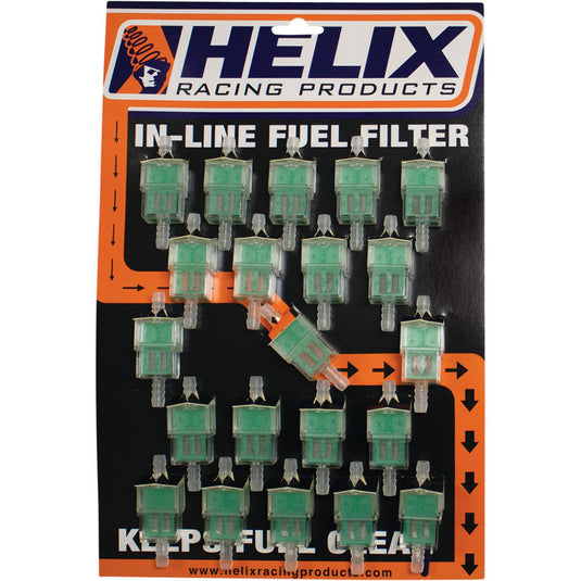 Fuel Filter For Helix Racing Products 118-9211 1/4" ID Fuel Line; HLX-118-9211