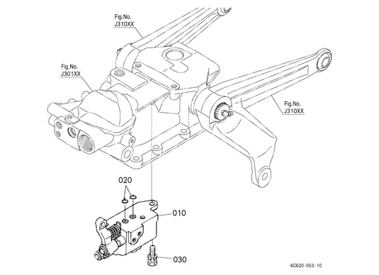 New OEM CONTROL VALVE ASSEMBLY Compatible with Kubota Part # YS006-00100