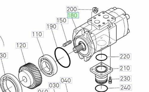 NEW Genuine Rear Axle for Kubota B7510HSD