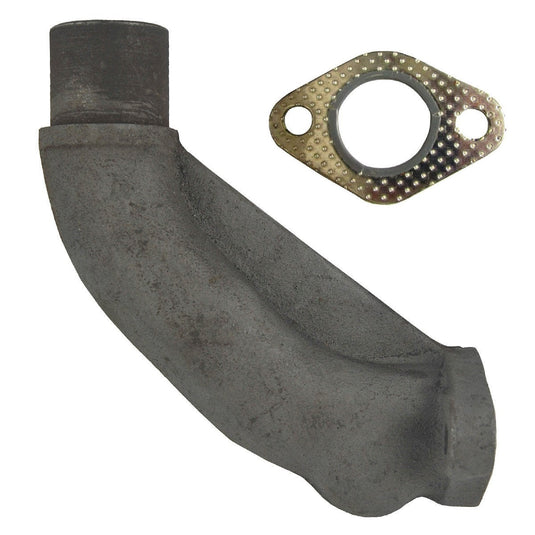 Muffler Flange Exhaust Elbow with Gasket for Kubota Part Number 15401-12325