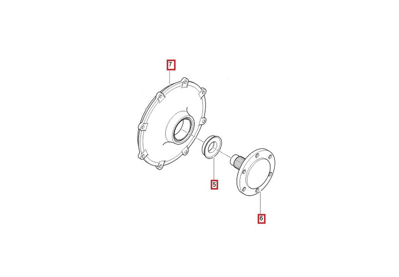 Load image into Gallery viewer, Genuine Kioti Front Axle Repair Kit for LK2610 LK2610H
