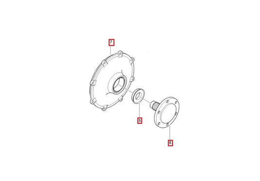 Genuine Front Axle Repair Kit for Bobcat CT4010HF