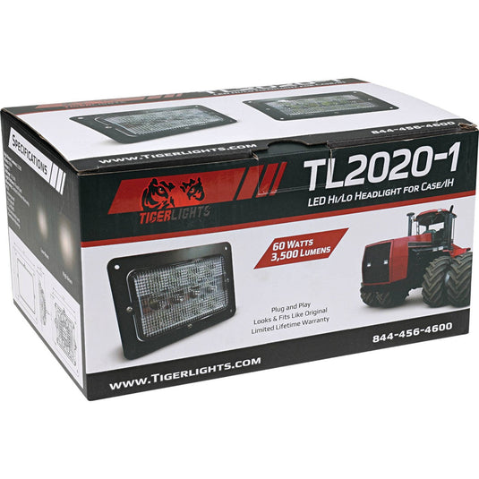 LED Tractor Headlight Hi/Lo Beam For Steiger Bearcat 1000, Cougar 1000; TL2020-1