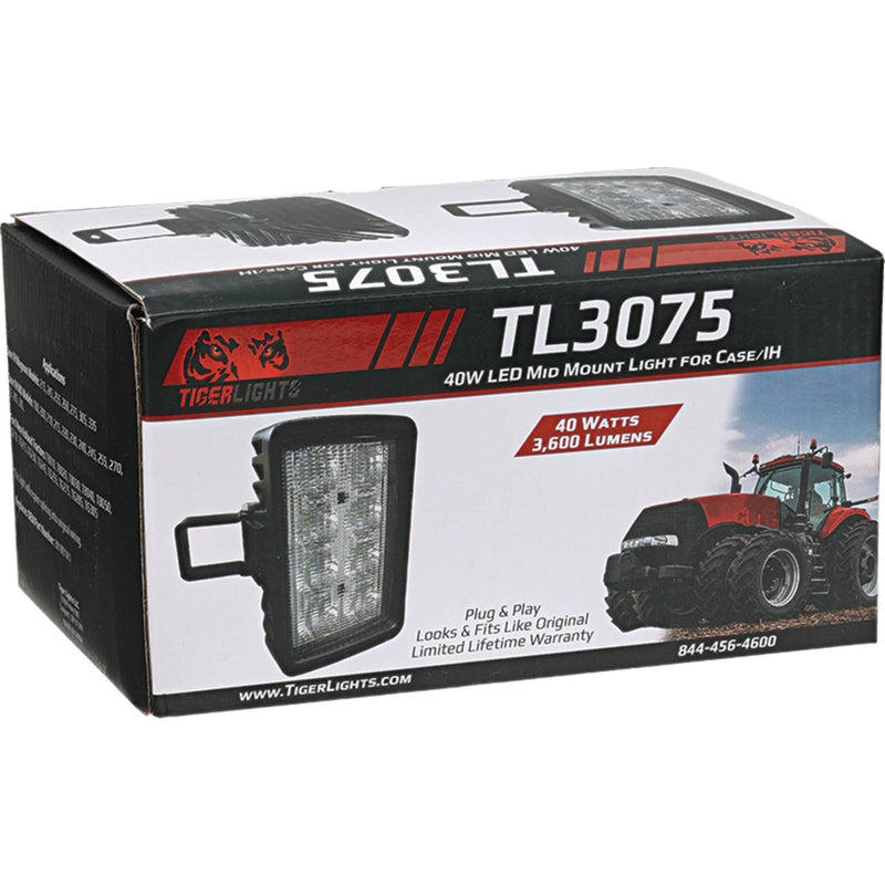 Load image into Gallery viewer, Tiger Lights LED Side Mount Light 12V for Case/IH Magnum 215 Flood Off-Road Light; TL3075 image 7
