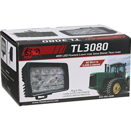 Tiger Lights LED Tractor Fender Light Volts 12 for John Deere 9100 Flood Off-Road Light image 7