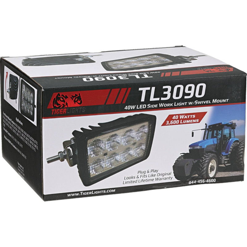 Load image into Gallery viewer, Tiger Lights LED Side Mount Light 12V for Ford New Holland 8160 Flood Off-Road Light; TL3090 image 7
