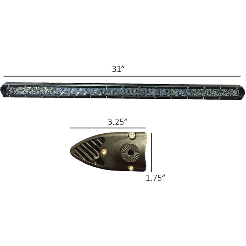 Load image into Gallery viewer, 30" Single Row Tiger Lights LED Light Bar 12V 12.5 Amps, Flood/Spot Combo Off-Road Light

