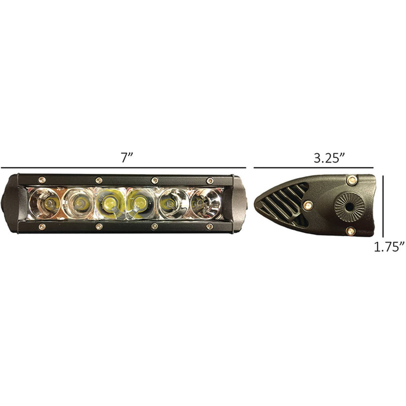 Load image into Gallery viewer, Tiger Lights 12V 6" Single Row Tiger Lights LED Light Bar 2.5 Amps, Flood/Spot Off-Road Light; TL6SRC
